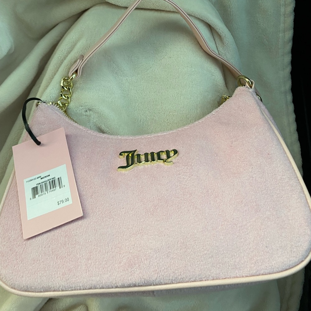 NEW Juicy couture light pink shoulder bag